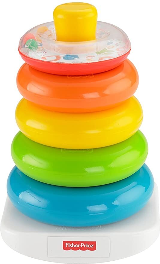 Fisher Price Baby Trio - Ringpyramide Bauklötze Xylophon Musik und Motorik